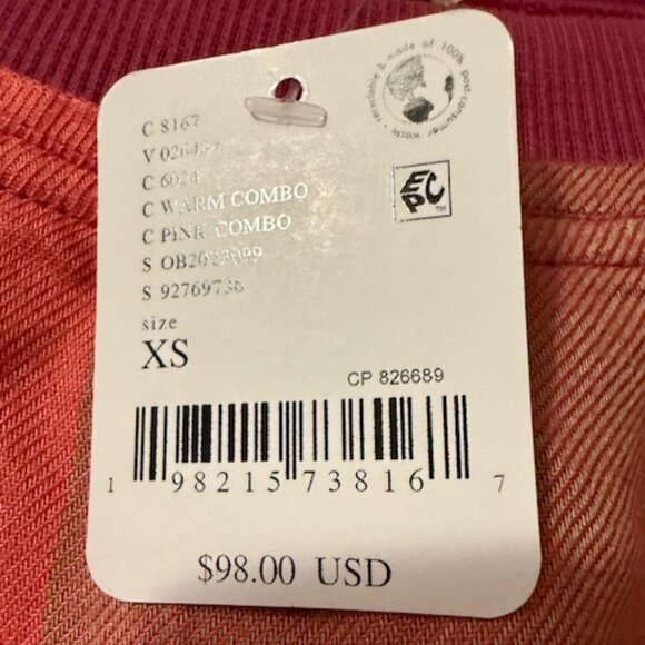 Free People Sugar Cookie Flannel Pullover Size XS (fits to smallish-medium) - Picture 4 of 6